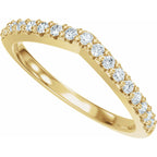 Accented Engagement Ring or Band