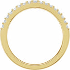 Accented Engagement Ring or Band