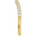 Accented Engagement Ring or Band