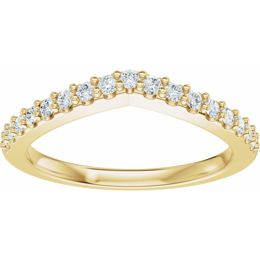 Accented Engagement Ring or Band