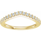 Accented Engagement Ring or Band
