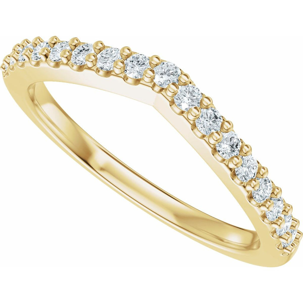 Accented Engagement Ring or Band