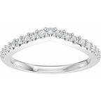 Accented Engagement Ring or Band