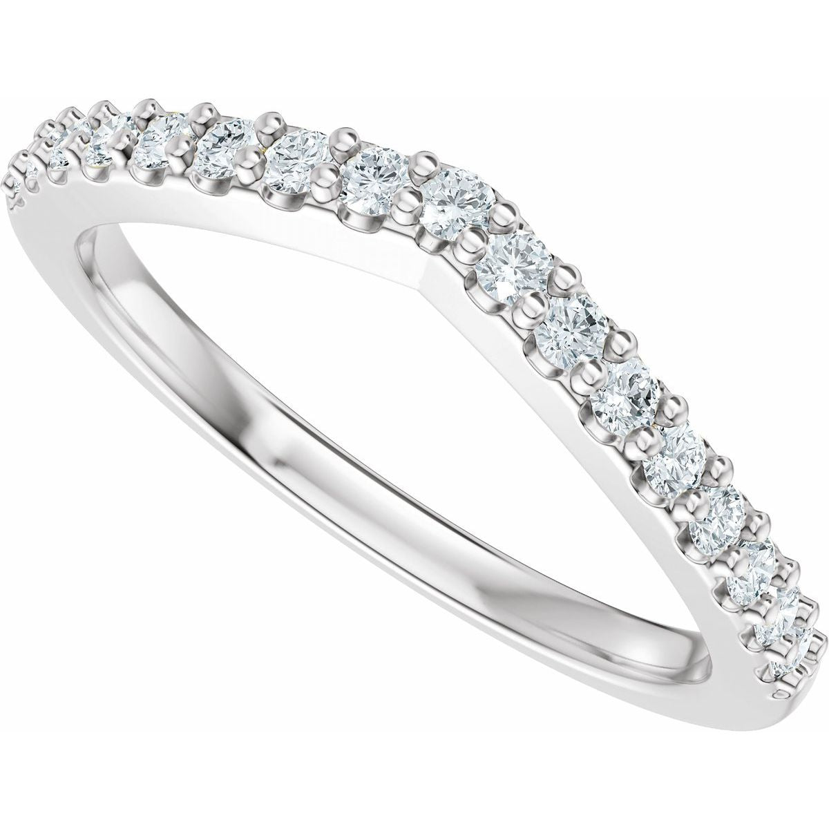 Accented Engagement Ring or Band