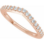 Accented Engagement Ring or Band