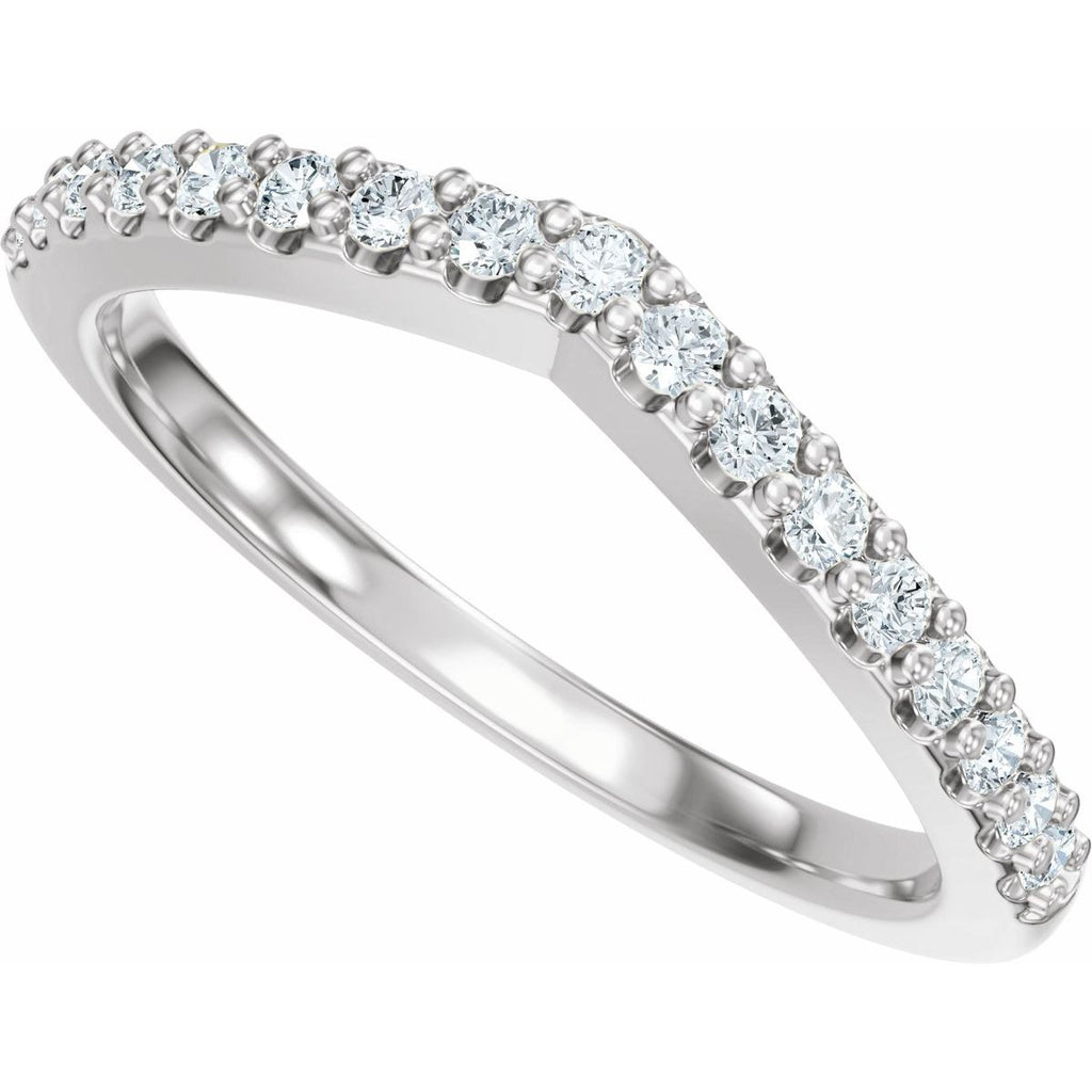 Accented Engagement Ring or Band