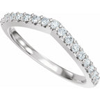 Accented Engagement Ring or Band