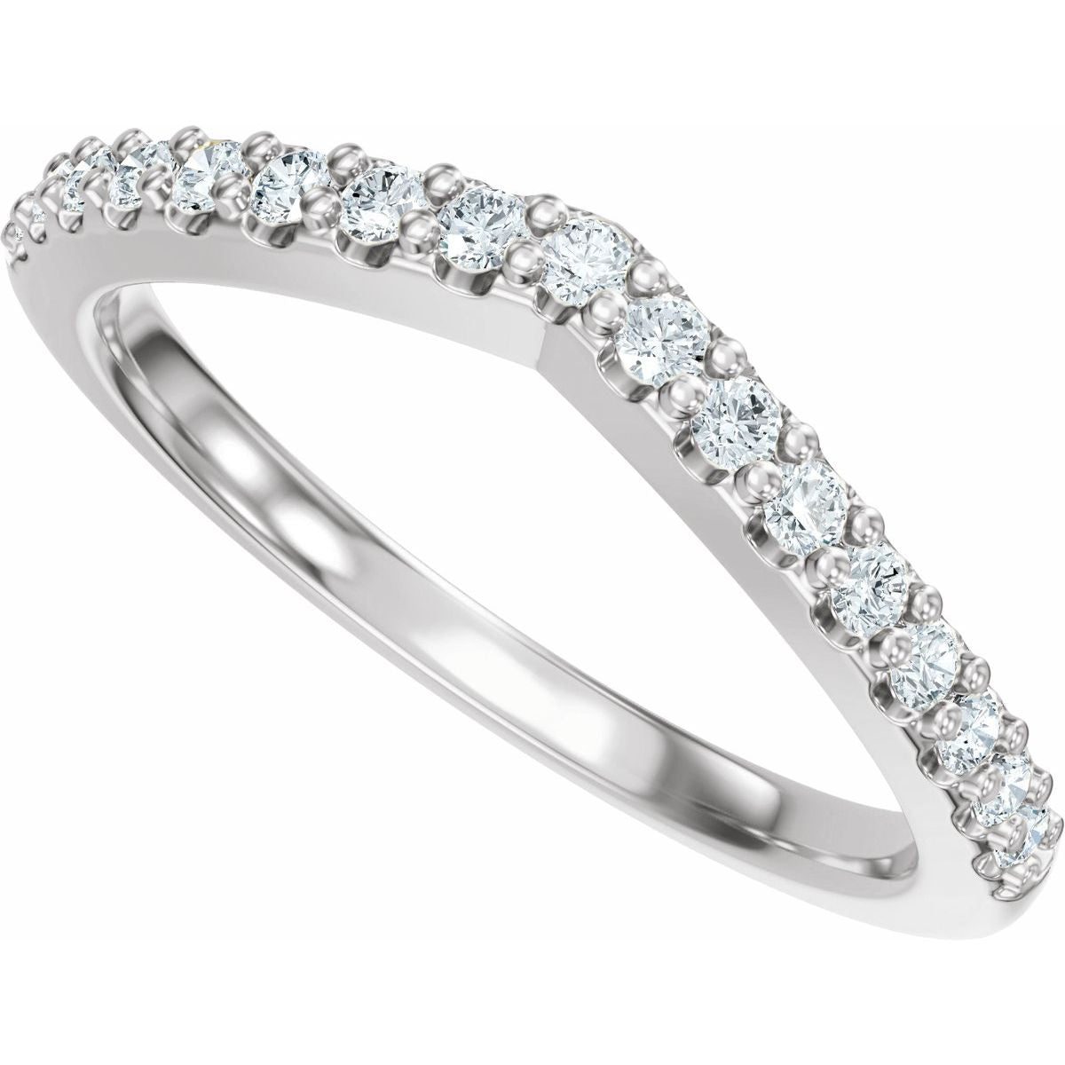 Accented Engagement Ring or Band