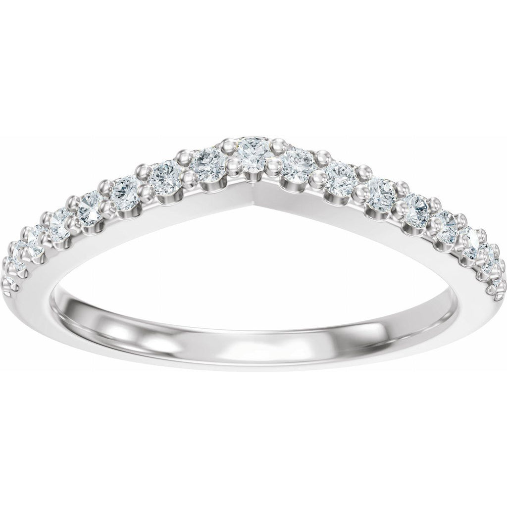 Accented Engagement Ring or Band