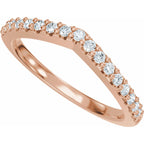Accented Engagement Ring or Band