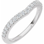 Accented Engagement Ring or Band