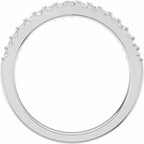 Accented Engagement Ring or Band