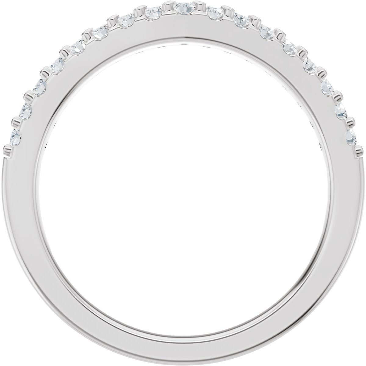 Accented Engagement Ring or Band