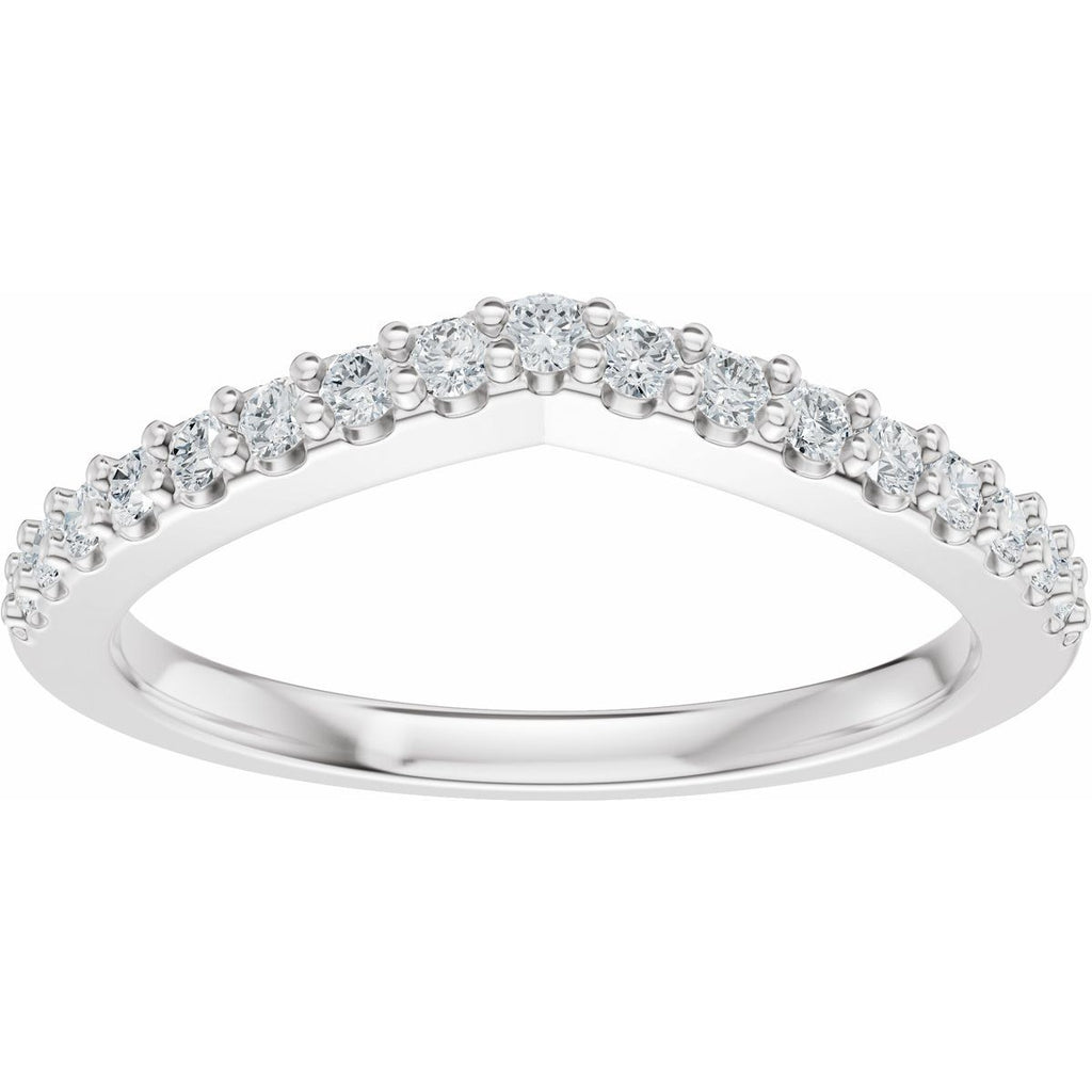 Accented Engagement Ring or Band