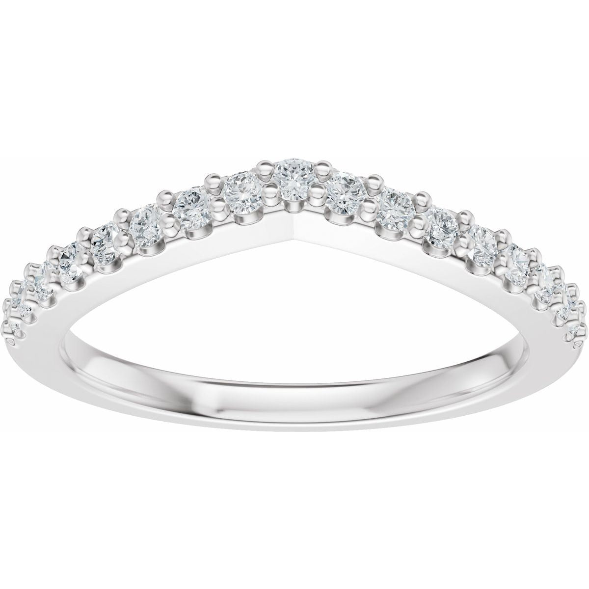 Accented Engagement Ring or Band
