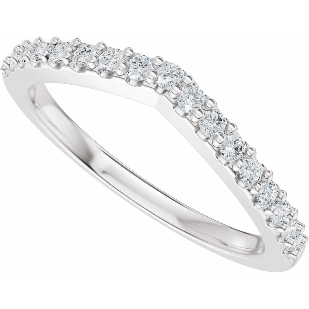 Accented Engagement Ring or Band