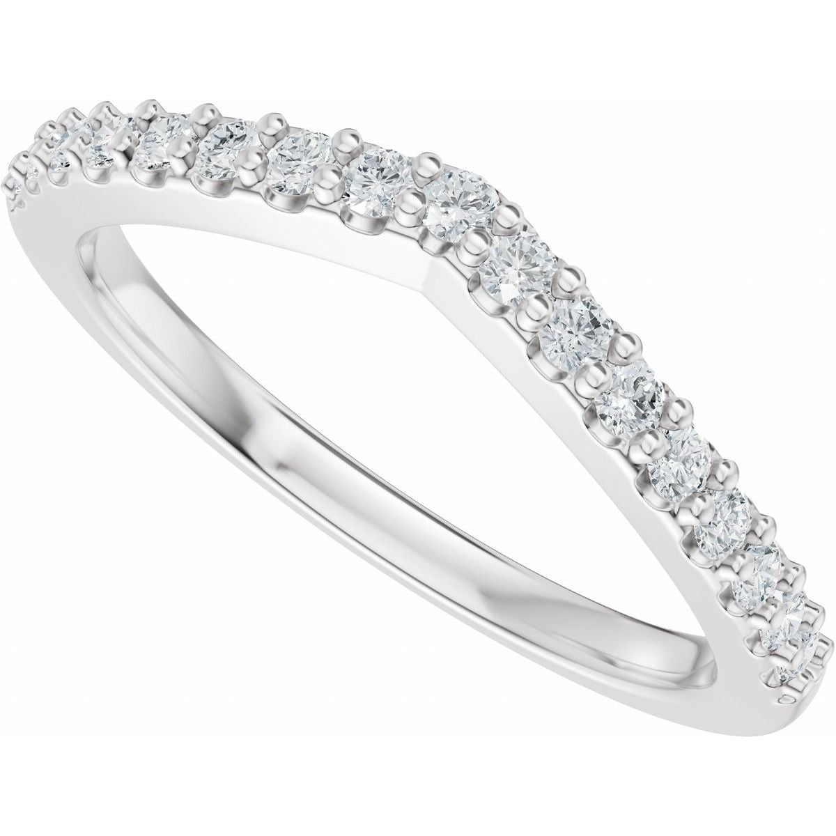 Accented Engagement Ring or Band