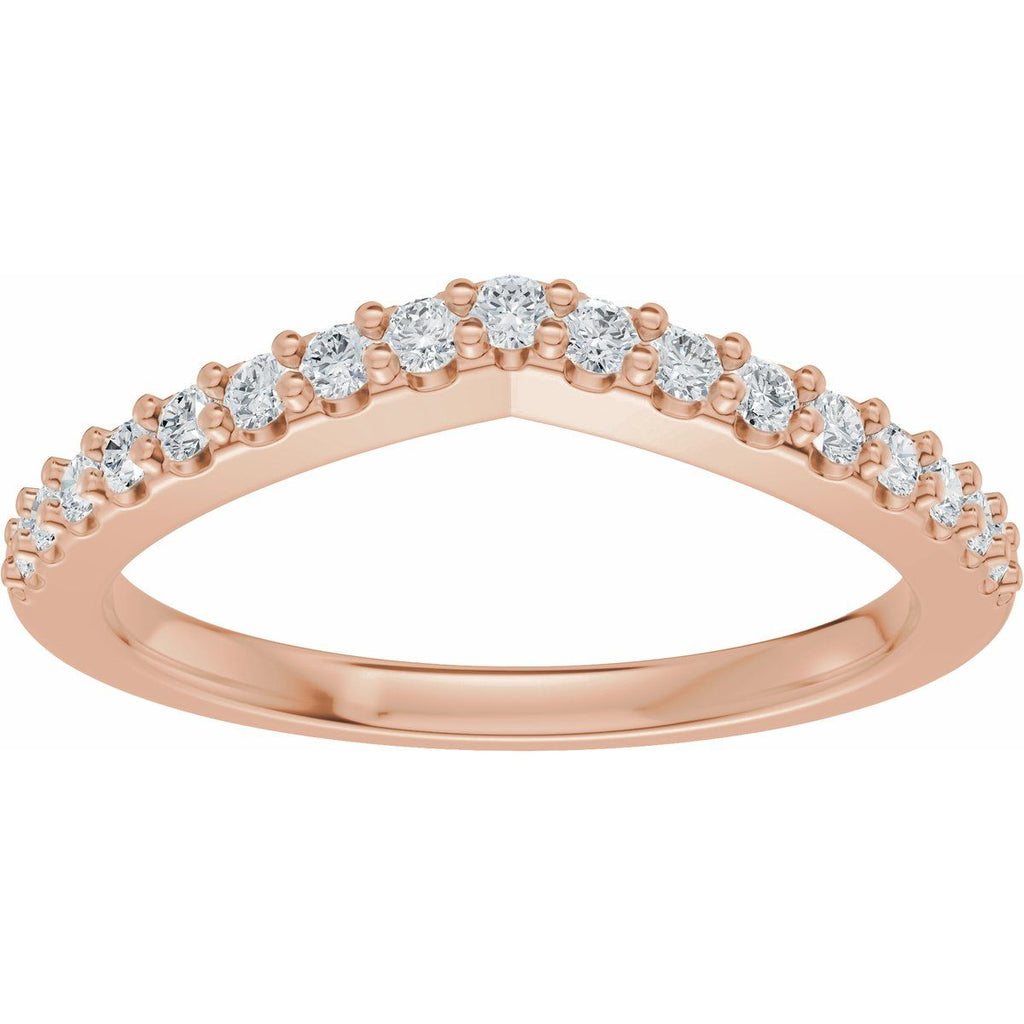 Accented Engagement Ring or Band
