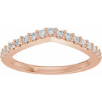 Accented Engagement Ring or Band