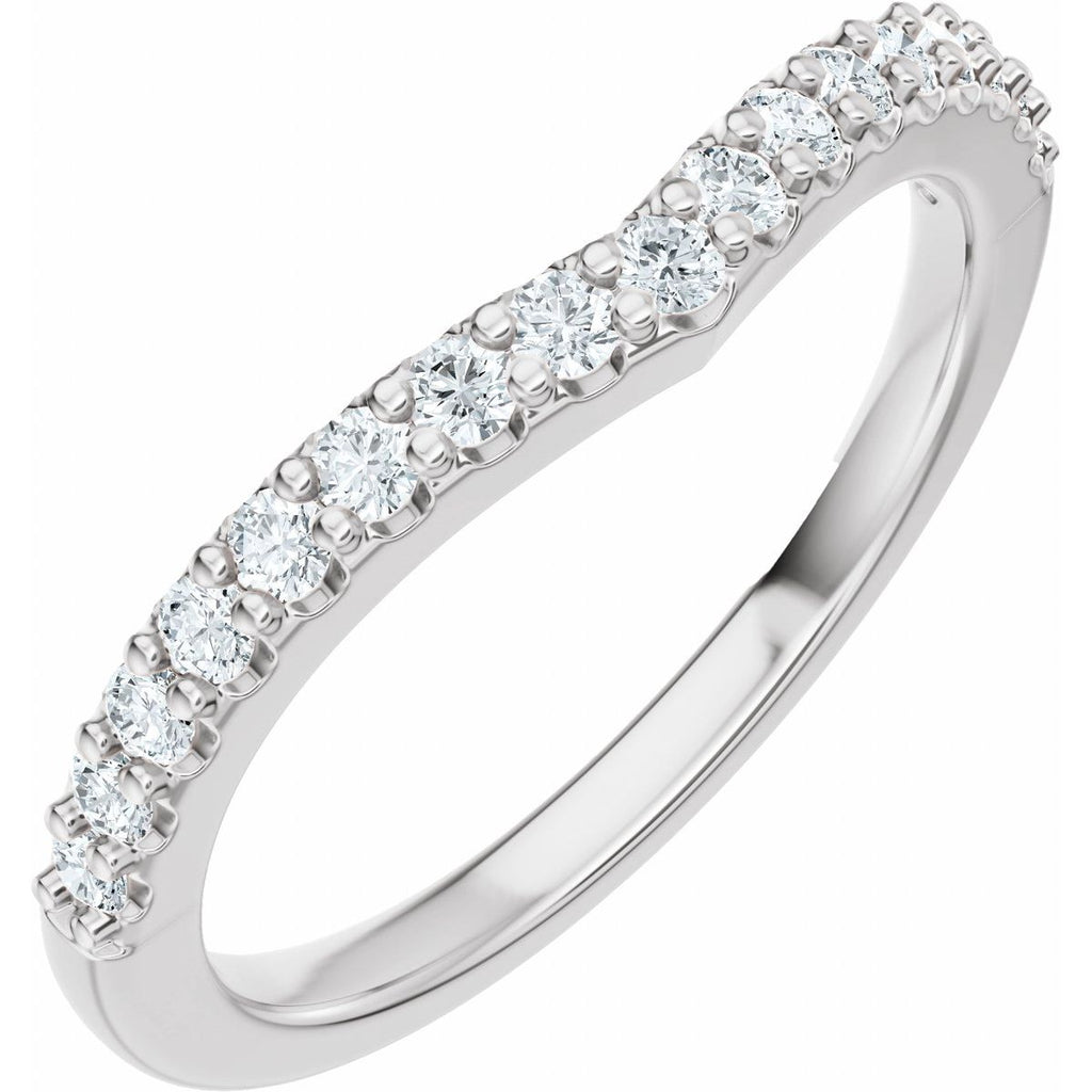 Accented Engagement Ring or Band