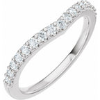 Accented Engagement Ring or Band