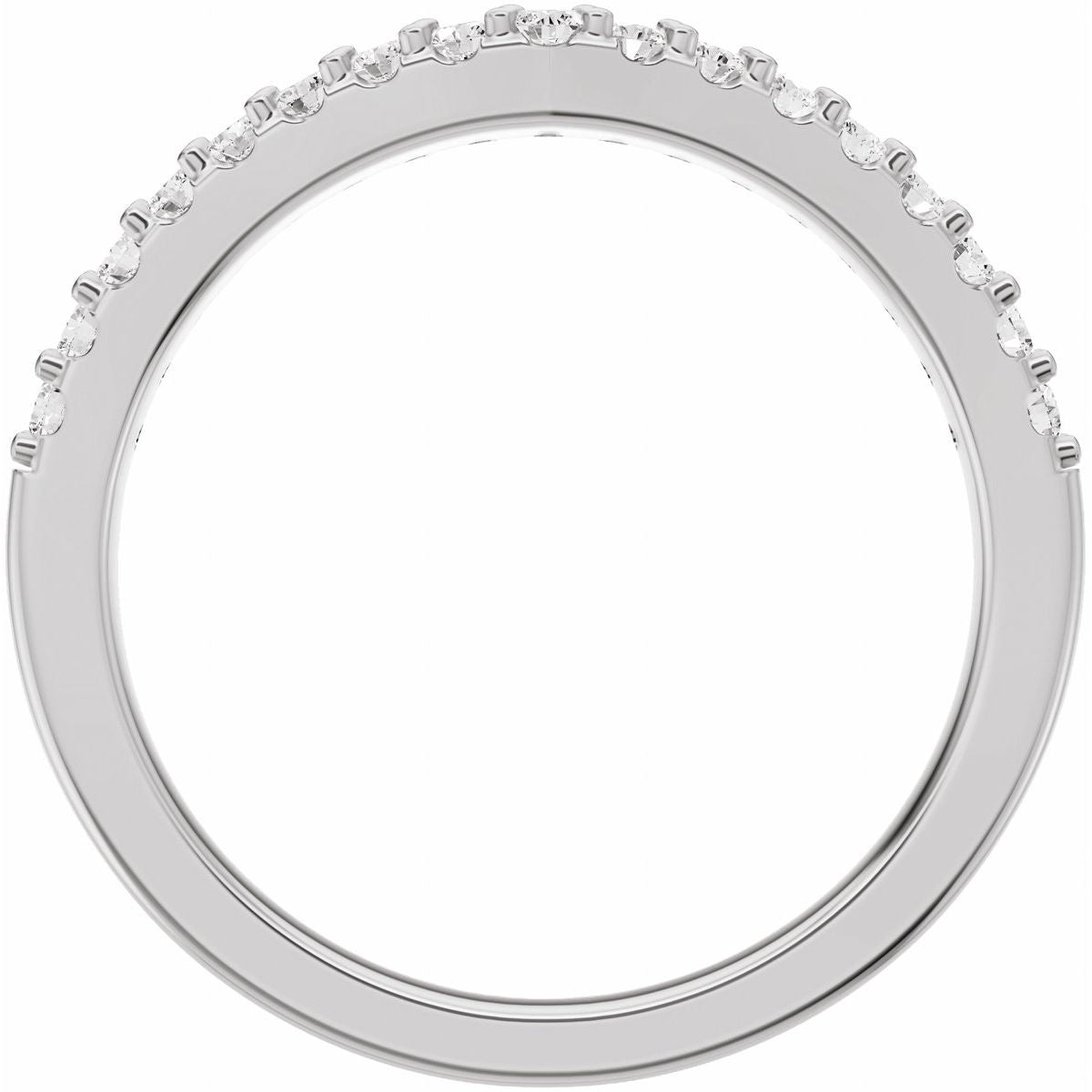 Accented Engagement Ring or Band
