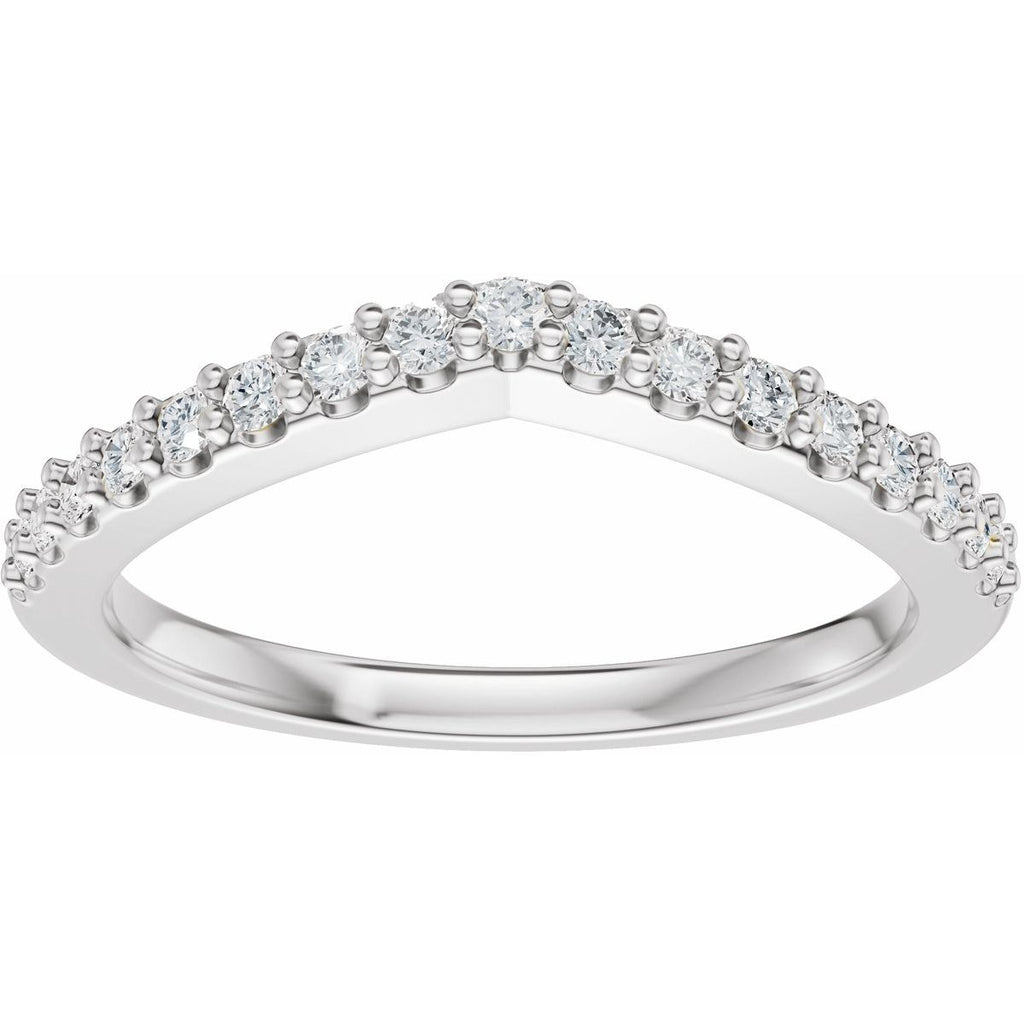 Accented Engagement Ring or Band