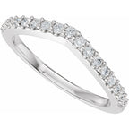 Accented Engagement Ring or Band
