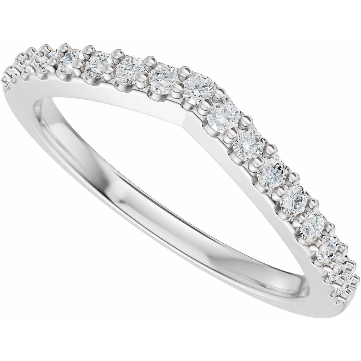 Accented Engagement Ring or Band