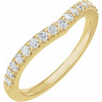 Accented Engagement Ring or Band