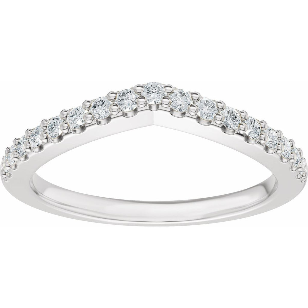 Accented Engagement Ring or Band
