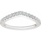 Accented Engagement Ring or Band
