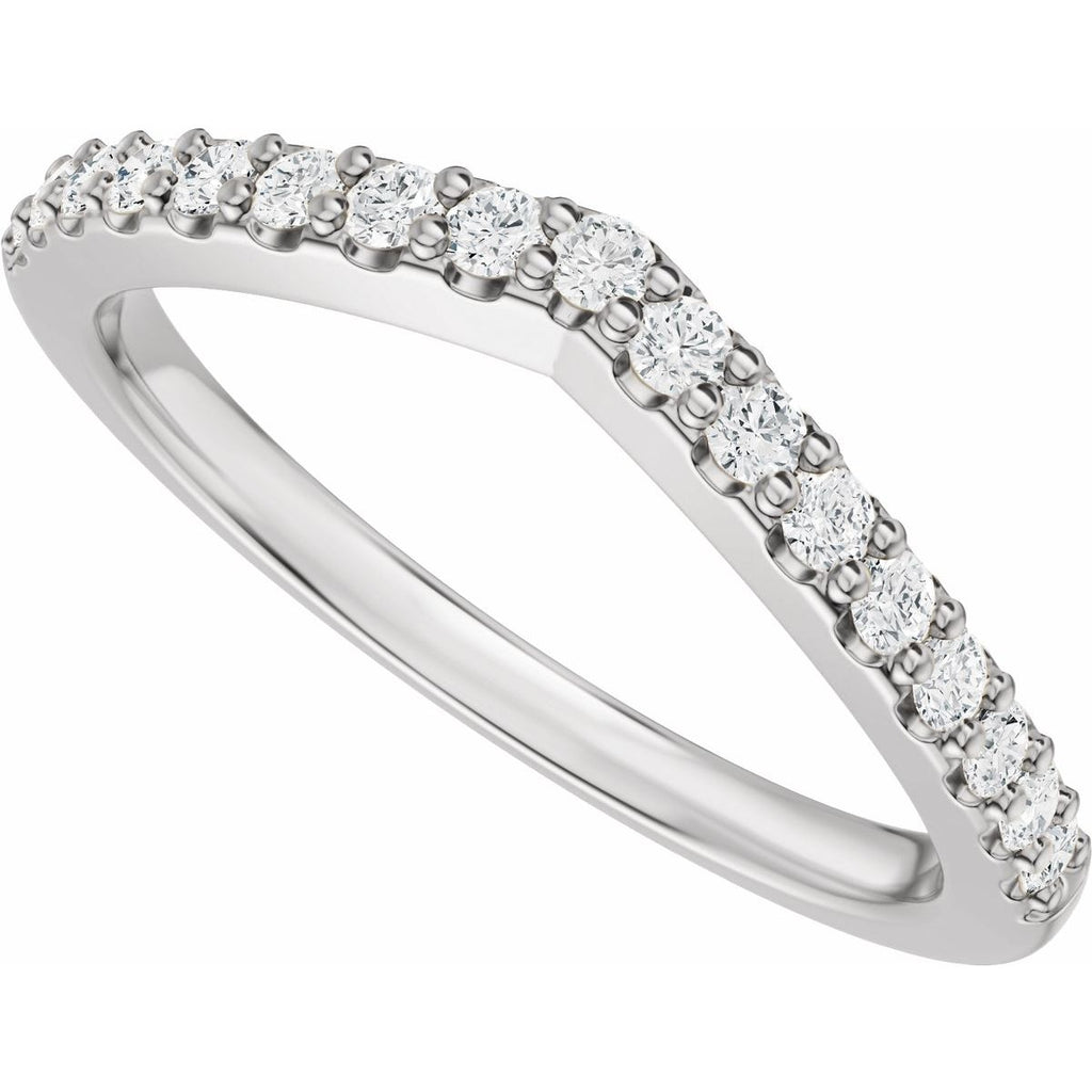 Accented Engagement Ring or Band