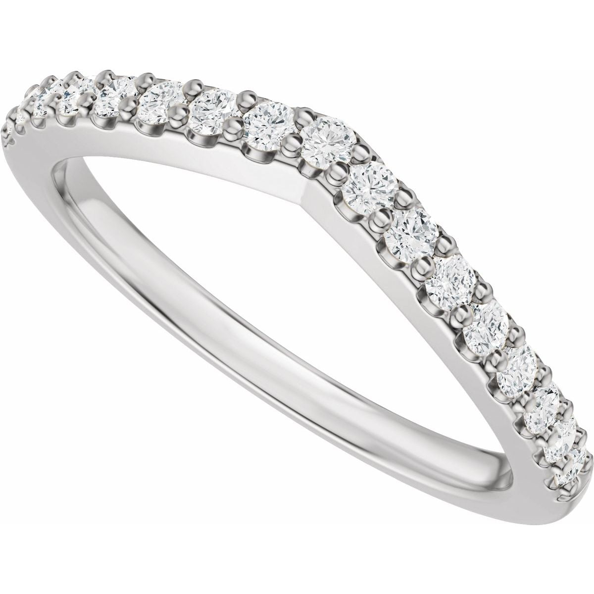 Accented Engagement Ring or Band