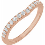 Accented Engagement Ring or Band