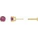 Round 4-Prong Lightweight Stud Earrings