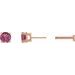 Round 4-Prong Lightweight Stud Earrings