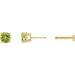 Round 4-Prong Lightweight Stud Earrings