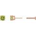 Round 4-Prong Lightweight Stud Earrings