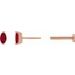 Solitaire V-Prong Stud Earrings