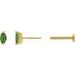 Solitaire V-Prong Stud Earrings