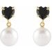 Heart & Pearl Earrings