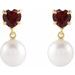 Heart & Pearl Earrings