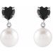 Heart & Pearl Earrings