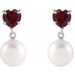 Heart & Pearl Earrings