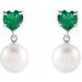Heart & Pearl Earrings