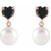 Heart & Pearl Earrings