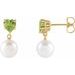 Heart & Pearl Earrings