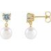 Heart & Pearl Earrings