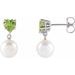 Heart & Pearl Earrings